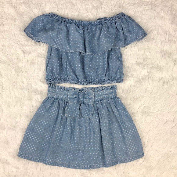 OshKosh B'gosh Other - Genuine Kids Denim 2 Piece Outfit Girls Size 4T